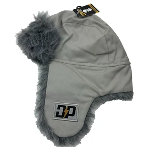 Diesel Power DP Trapper Beanie Adult Gray Faux Fur Ear Flaps Ski New - Picture 1 of 6