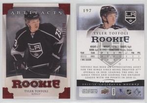 2013-14 Upper Deck Artifacts Rookies Ruby /299 Tyler Toffoli #197 Rookie RC