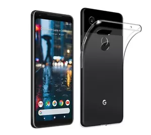 For GOOGLE PIXEL 2 XL CLEAR CASE SHOCKPROOF ULTRA THIN GEL SILICONE TPU COVER - Picture 1 of 9
