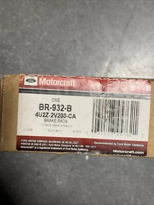 PASTILLAS FRENO TRASERAS FORD 4U2Z-2V200-CA Crown Victoria Marquis 03-11motorcraft br932b Foto 1 de 4