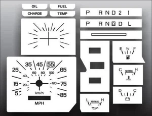 White Face Gauges for 1980-1986 Ford Truck Non tach - Picture 1 of 4