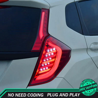 Luces traseras LED oscuras o rojas nuevas para Honda Fit 2014-2018 calidad Foto 1 de 4