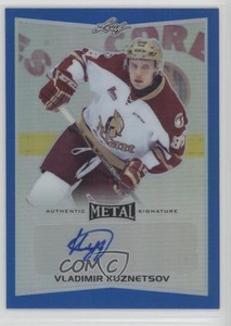 2015-16 Leaf Metal Blue Prismatic /25 Vladimir Kuznetsov #BA-VK1 Auto