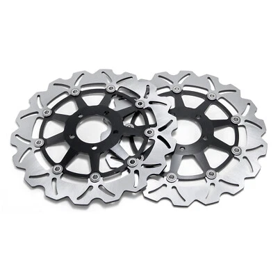 2 discos de rotores de freno delanteros para Kawasaki Ninja ZX10RR ZX1000 2017-2025 2024 2023 Foto 1 de 4
