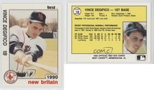 1990 Best New Britain Red Sox Vinnie Degifico #16