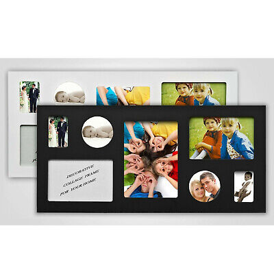 Multi Panel Photo Wooden Picture Large Decorative Collage Aperture Wall Mounted • 9.99£