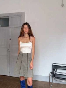 Vintage Ralph Lauren Wool Skirt | Preppy Academia Core | Size M - Picture 1 of 10