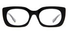 Gucci Gg1154o Eyeglasses Women Black Rectangle 53Mm New 100 Authentic