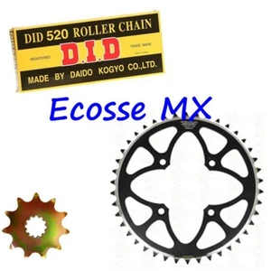 Gasgas PRO Trials DID Chain Talon/Apico Sprocket Kit Black 125 250 280 300 02-22 - Picture 1 of 4