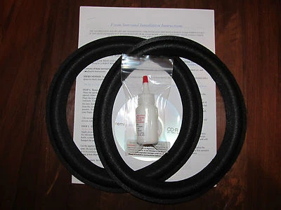 Acoustic Research AR2, AR2a, AR2ax Filleted Foam Surround Speaker Repair Kit 10"