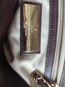 versace burgundy leather bag - Picture 1 of 6