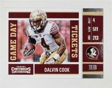 2017 Panini Contenders Draft Picks Game Day Tickets #3 Dalvin Cook
