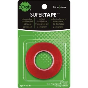 iCraft SuperTape Strong Double Sided Permanent Double-sided Adhesive 1/4" x 6... - Picture 1 of 1