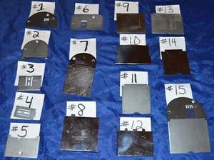 PLACAS DE AGUJA DE MÁQUINA DE COSER ORIGINALES Y NUEVAS PIEZAS ANTIGUAS ELIGE TU PLATO - Imagen 1 de 37