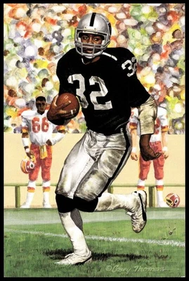 Marcus Allen 2003 Goal Line Art Hall of Fame #217 LA Raiders Foto 1 de 2