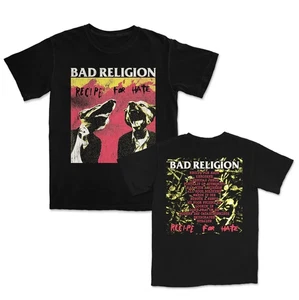 Bad Religion Recipe For Hate Tracklist, Bad Religion World Tour 2025 T-Shirt - Bild 1 von 4
