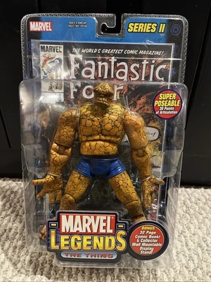 Figura Marvel Legends ToyBiz Serie 2 THE THING 6' Fantastic Four 2002 Foto 1 de 3
