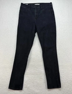 Jeans donna Levi's 721 taglia 31x30 vita alta skinny nero 5 tasche - Foto 1 di 11