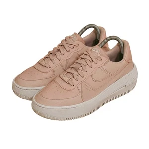 Nike Air Force 1 Platform Sneakers Womens Size 8 DJ9946-602 Pink White Shoes - Picture 1 of 10