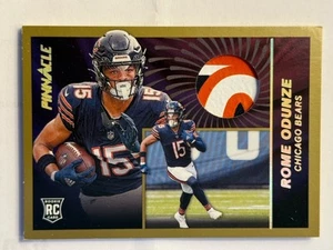 2024 Rome Odunze Panini Encore Pinnacle Rookie Patch Gold 7/10 Chicago Bears - Picture 1 of 2