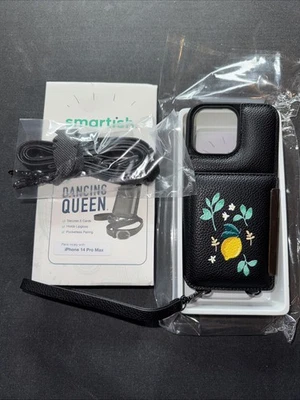 Smartish Dancing Queen Crossbody iPhone 14 Pro Max Case Lemon Party Wallet Case - Image 1 of 4