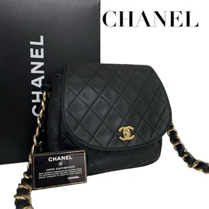 Rare Chanel Lambskin Matelasse Shoulder Bag Turnlock 4937 - Picture 1 of 10