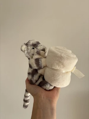 Jellycat Bashful Snow Tiger Comforter Blanket soother Soft Plush Toy BNWOT - Image 1 of 4