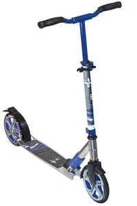 Muuwmi Scooter Roller Tretroller Cityroller Kickroller 205 mm grau blau falt10 - Bild 1 von 5