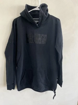Superdry Mujer Logo Hoodie Negro Talla 6 Sudadera Pullover Manga Larga Foto 1 de 4