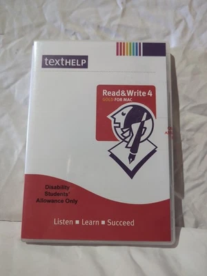 Texthelp Read&Write 4 Gold for Mac Dyslexia Software New/Sealed - Image 1 of 3