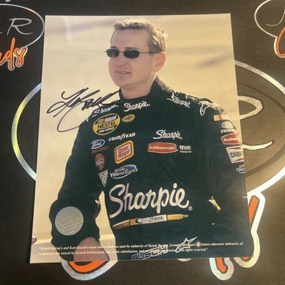 Foto autografiada de Kurt Busch de 8x10 Foto 1 de 3