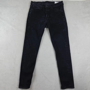 Rag & Bone Jeans Mens 32 Black Fit 1 Extra Slim Stretch Denim Modern Classic - Picture 1 of 18