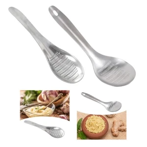 Ginger Garlic Grater Kitchen Tool Grinder Spoon - Picture 1 of 12