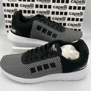 Capelli Sport Athletic Shoes Sneakers Size US Men’s 7 Women’s 8.5 Blk/Wht New - Picture 1 of 7