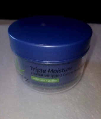 NEW SEALED Hempz Triple Moisture Herbal Whipped Creme Body Scrub  Exfoliator Jar - Image 1 of 4