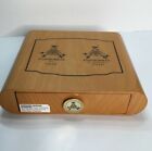 Montecristo 75th Anniversary boîte à cigares en bois vide humidificateur 11x9,5x2,75 joli