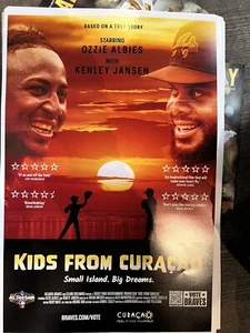 Kids From Curaçao SGA Poster Atlanta Braves Ozzie Albies/ Kenley Jansen - Picture 1 of 1