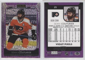 2021-22 O-Pee-Chee Platinum Violet Pixels /299 Sean Couturier #25