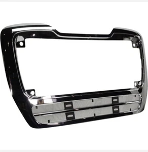 Fit 03-12 Freightliner M2 112 Front Grille Frame Black / Chrome w/ bug screen - Picture 1 of 1