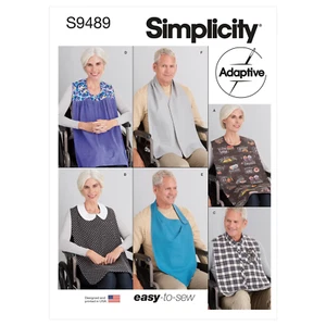 Baberos para adultos Simplicity patrón de costura S9489 - Imagen 1 de 9