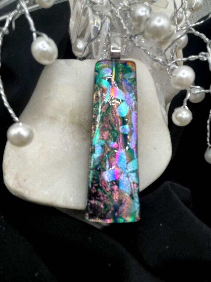 手工二色玻璃吊坠-爱玻璃-最新玻璃!  — 第 1/1 张图片