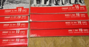 31 issues LIFE magazine-all 1941-WWII-Pearl Harbor- nice advertisements - Picture 1 of 17
