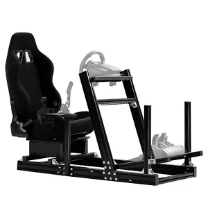 Supllueer Ga Alluminio Racing Simulator Cockpit con Sedile Fit G920 G923 - Foto 1 di 7