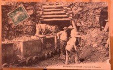 Carte postale ancienne montceau-les-mines carrière saint François