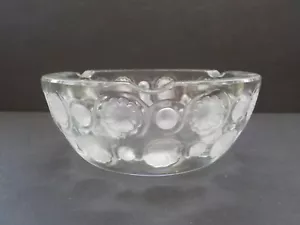 Lalique TOKYO Clear & Frosted Crystal Art Deco Ashtray - Picture 1 of 8