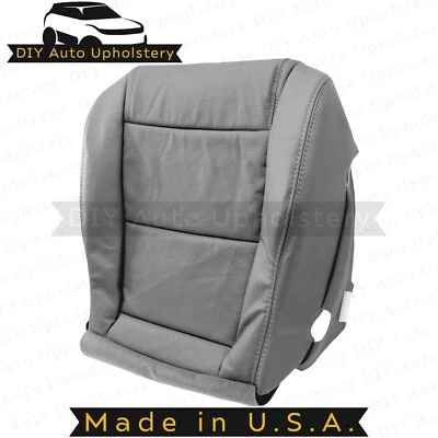 2004 2005 2006 For Acura MDX Driver Bottom Leather Replacement Seat Cover Gray - Image 1 of 4