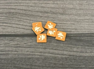 Root A Game Of Woodland Might & Right | 6 Workshop Building Tokens | Game Pieces - Picture 1 of 3