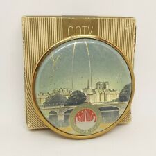Coty Paris Exposition 1937 Powder Compact Boxed with Original Powder