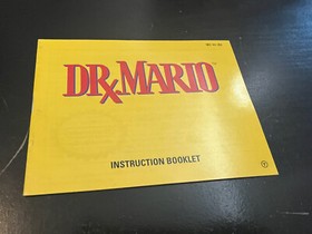 Dr. Mario (Nintendo Entertainment System - 1990) NES Manual SOLO