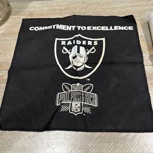 Los Angeles Oakland Raiders Vintage 14" Mini Bandana Punt Pass & Kick - Picture 1 of 10